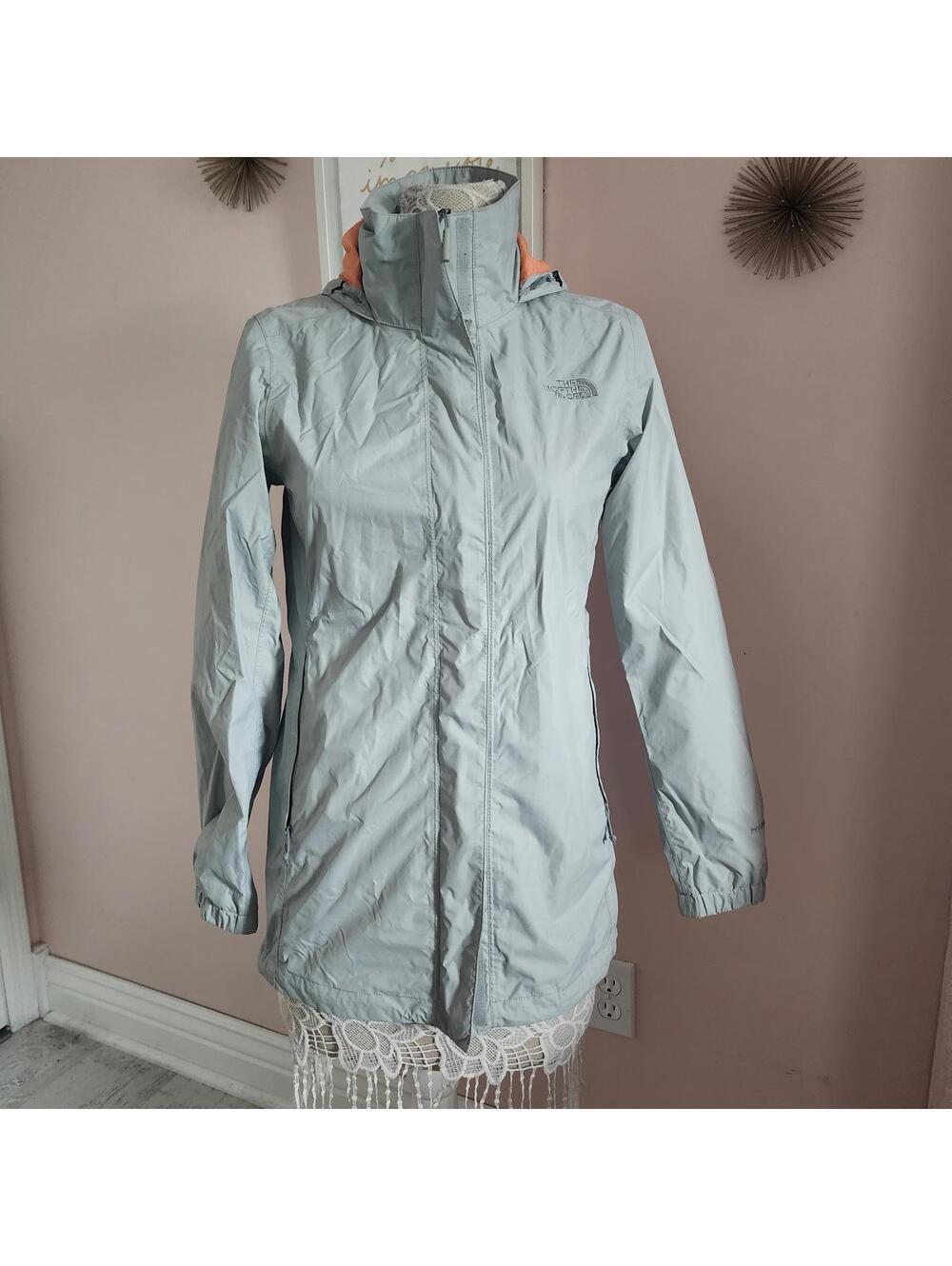 Flawless Gray North Face long light weight jacket gray S P